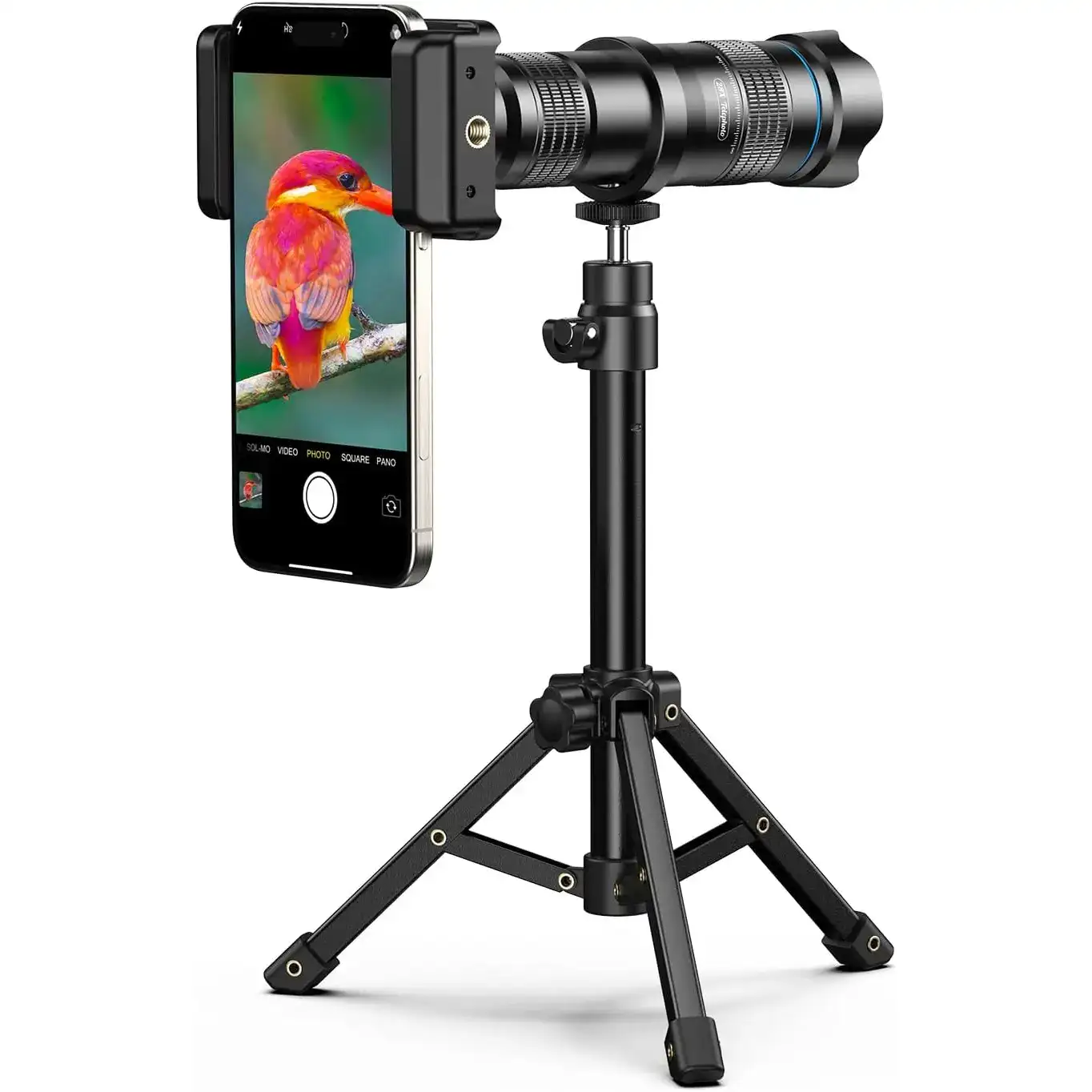 MIAO LAB High Power 28X HD Telephoto Lens with Phone Tripod - 1